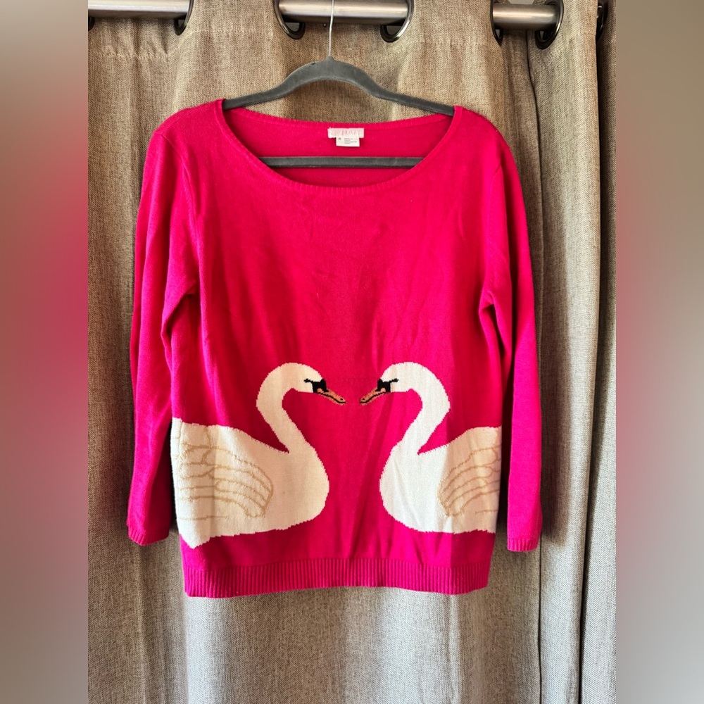 Cooperative Fuchsia Swan Sweater